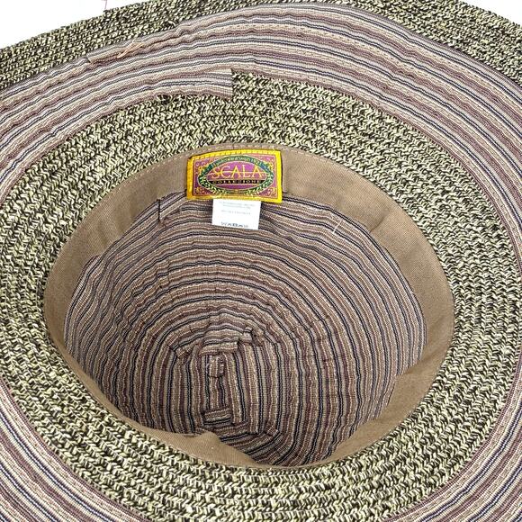Brown & Tan Scala Collezione Sun Hat - Picture 6 of 6